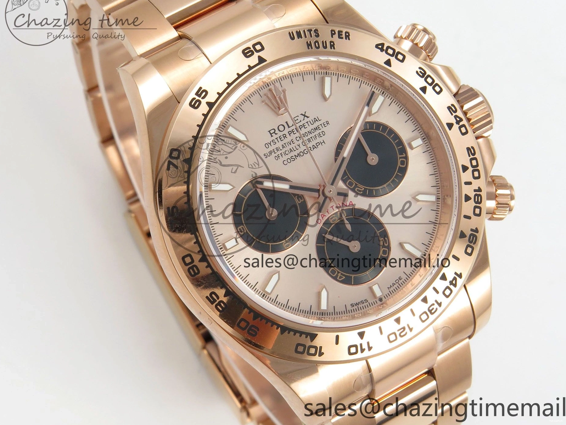 Bracelet Stick Dial 1:1 Black RG APSF Markers RG Best Daytona Edition 904L 126505 RG On SH4131 1229